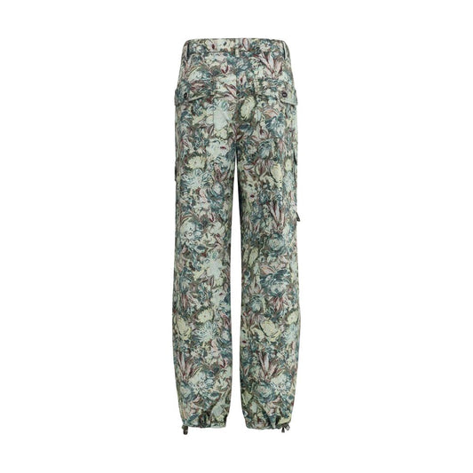 Printed Stretched Cotton Pants