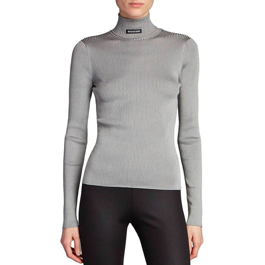 Ribbed Turtleneck Sweater