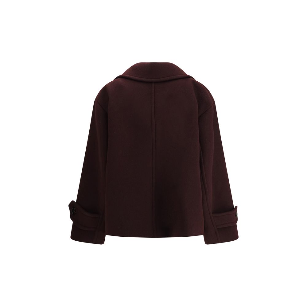 Oversized Double-Breasted Coat