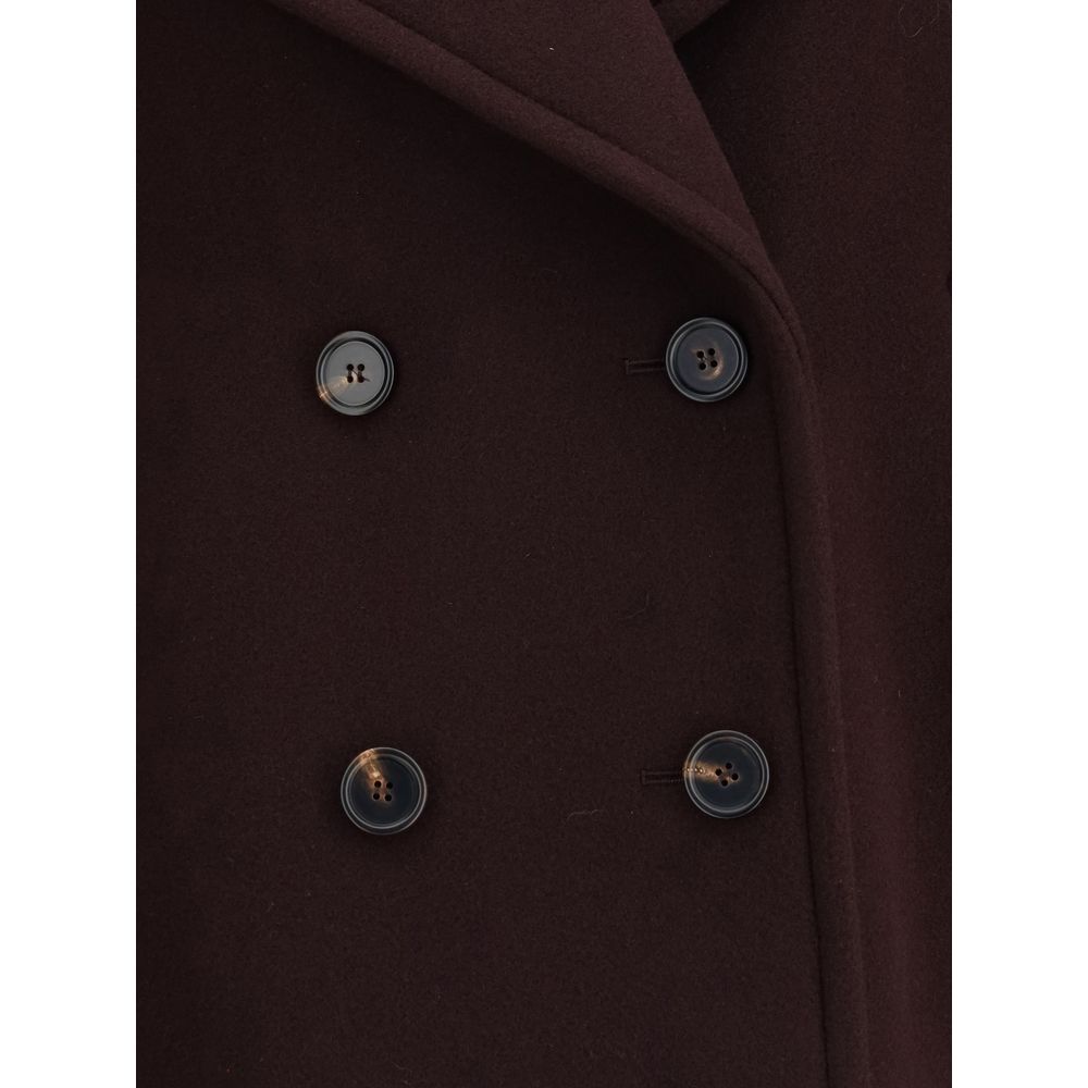 Oversized Double-Breasted Coat