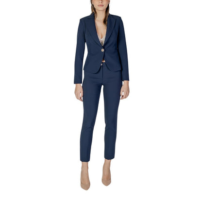 Blue Polyester Blazer