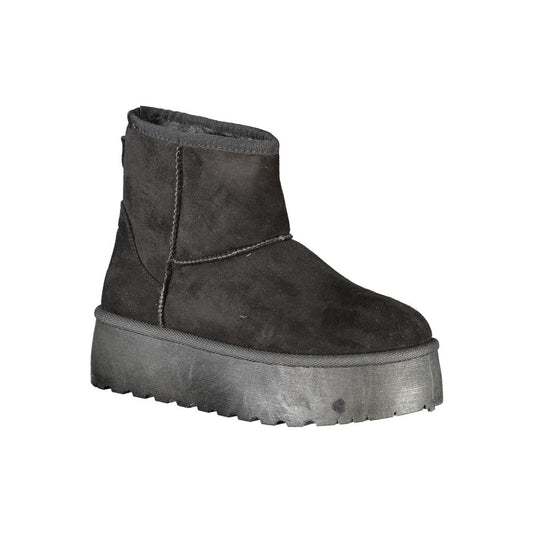 Nero Polyester Womens Boot