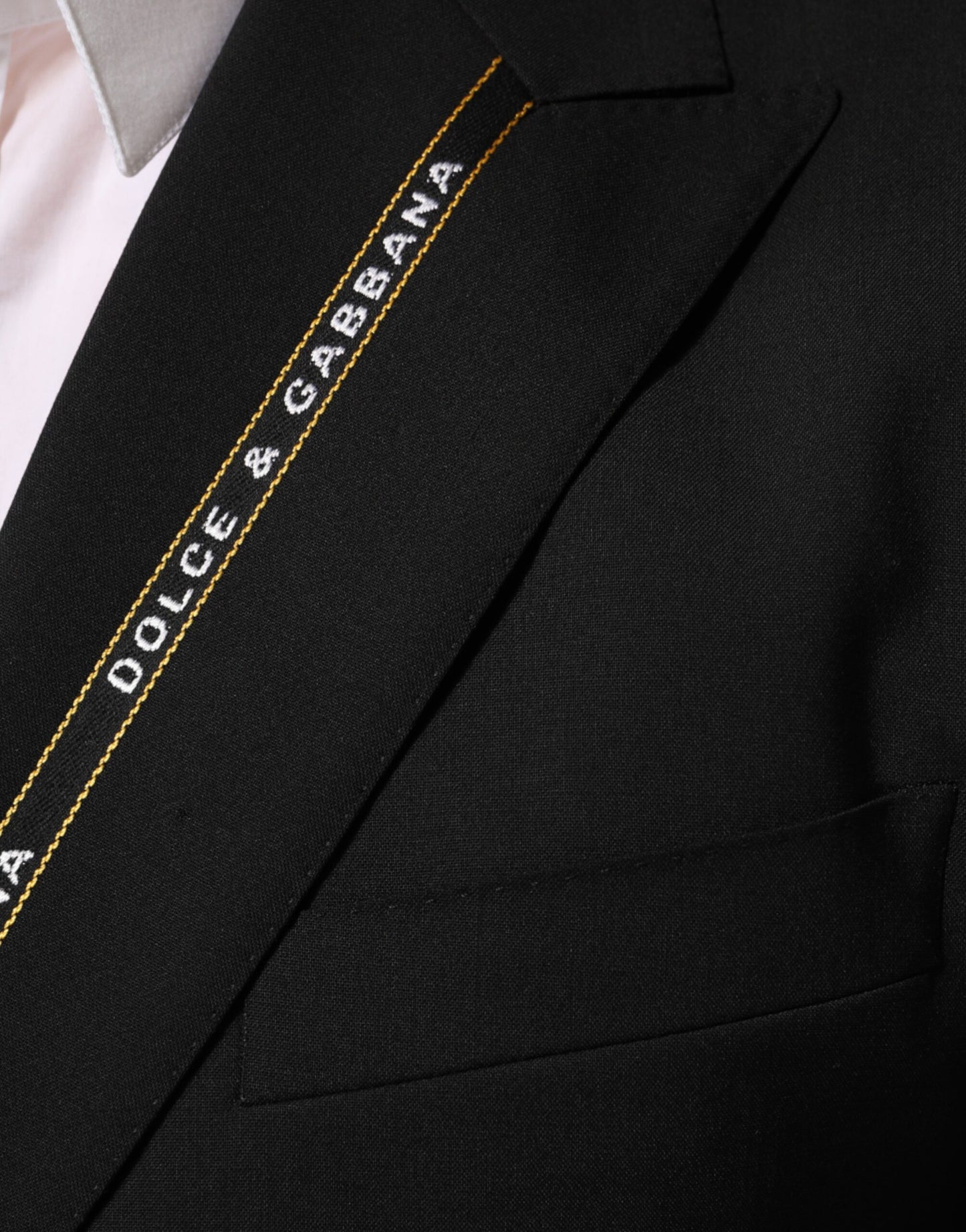 Black SICILIA Double Breasted Jacket Blazer