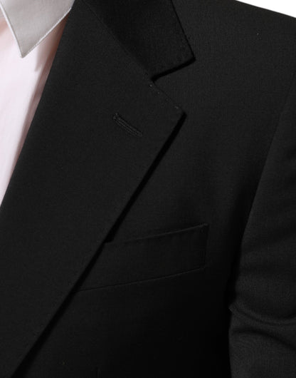 Black STAFF 2 Buttons Suit Jacket Blazer