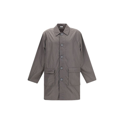 Brown Polyester Trench Coat
