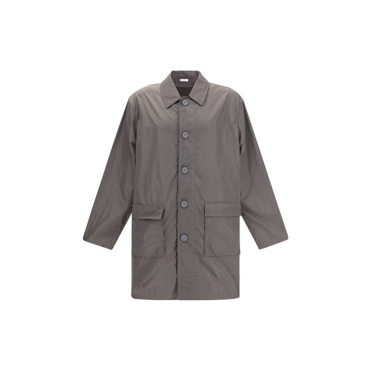 Brown Polyester Trench Coat