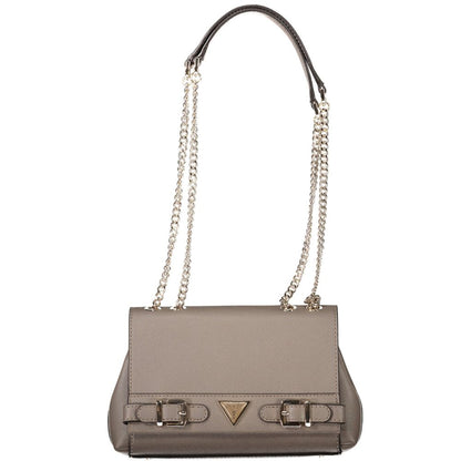 Brown Polyethylene Handbag