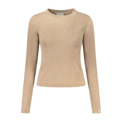 Beige Cotton Sweater