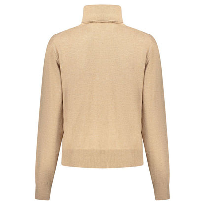 Beige Cotton Sweater