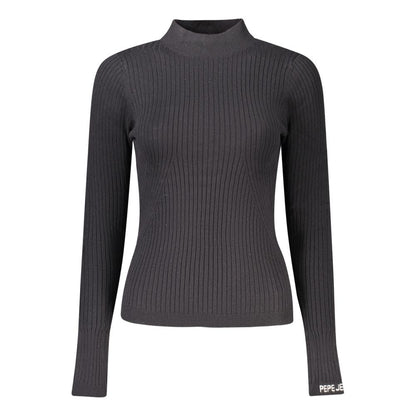 Black Cotton Sweater