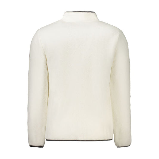 White Polyester Sweatshirt