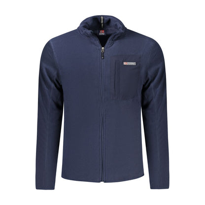 Blue Polyester Sweatshirt