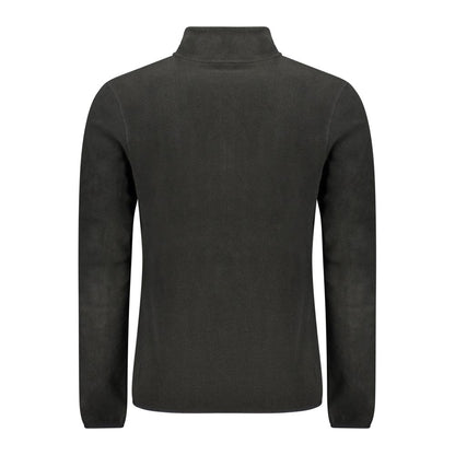 Black Polyester Men Sweater