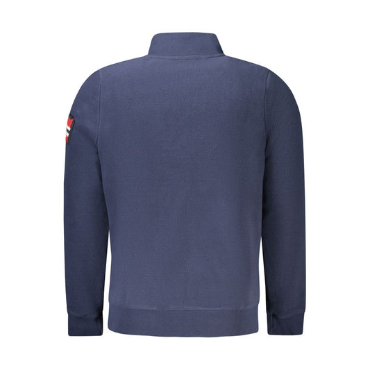 Blue Polyester Sweatshirt