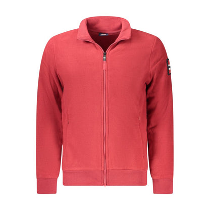 Red Polyester Sweatshirt