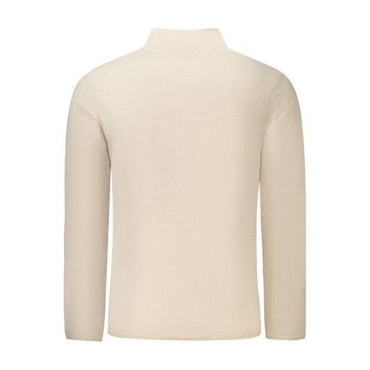 Beige Polyester Sweatshirt