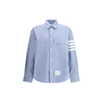 Light Blue Cotton Pattern Shirt