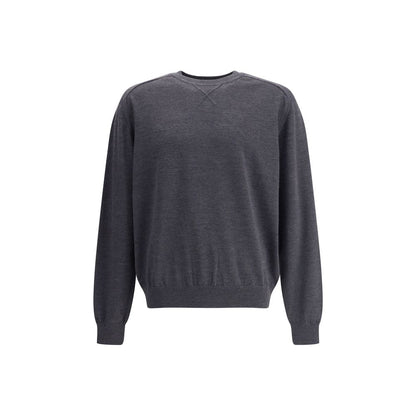 Gray Merino Wool Sweatshirt