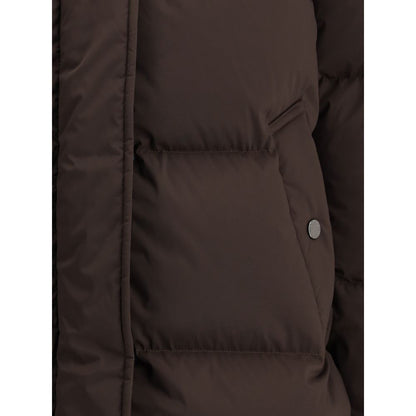 Brown Goose Down Parka