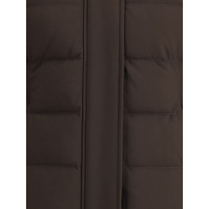 Brown Nylon Parka