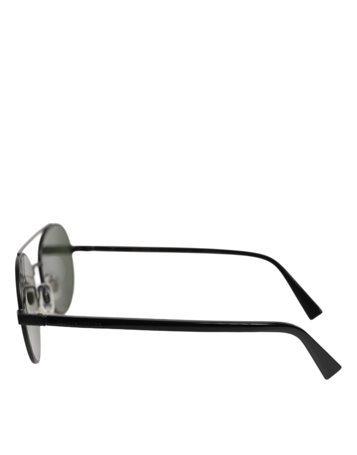 Matte Black Steel Frame Gray Lens Sunglasses