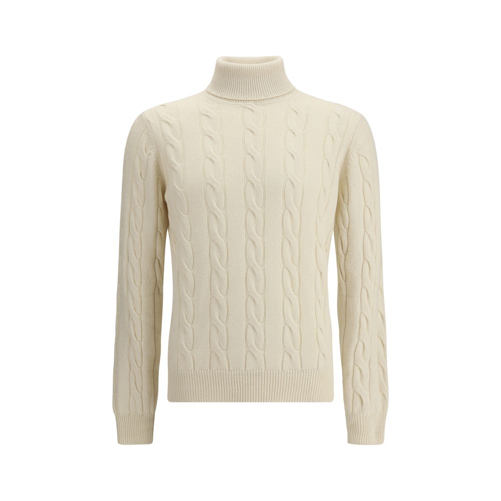 White Cashmere Turtleneck