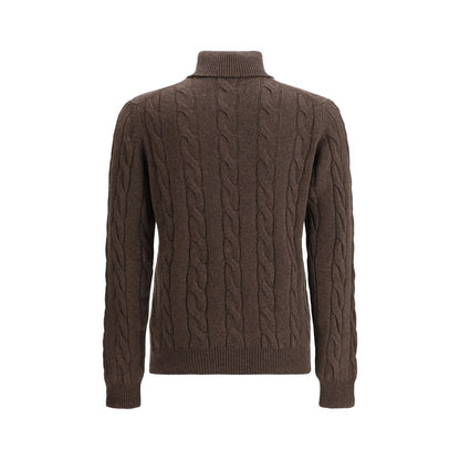 Brown Cashmere Turtleneck