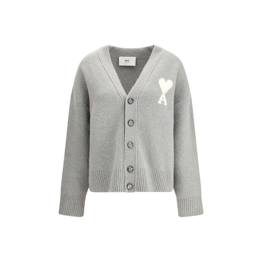 Gray Alpaca Vicugna Pacos Cardigan