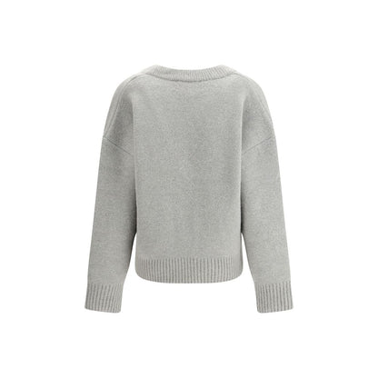 Gray Alpaca Vicugna Pacos Cardigan