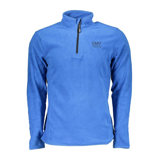 Blue Polyester Men's Sweatshirt