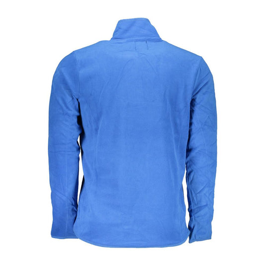 Blue Polyester Men's Sweatshirt