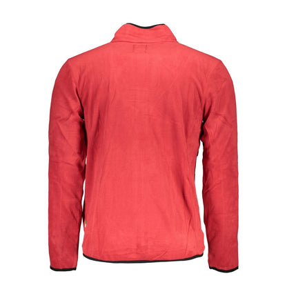 Red Polyester Sweatshirt