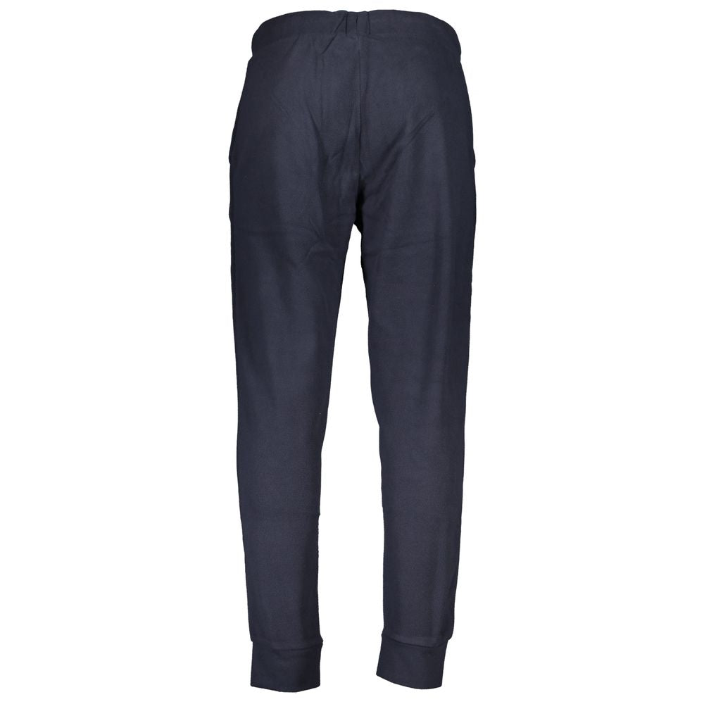 Blue Polyester Men's Sweatpant