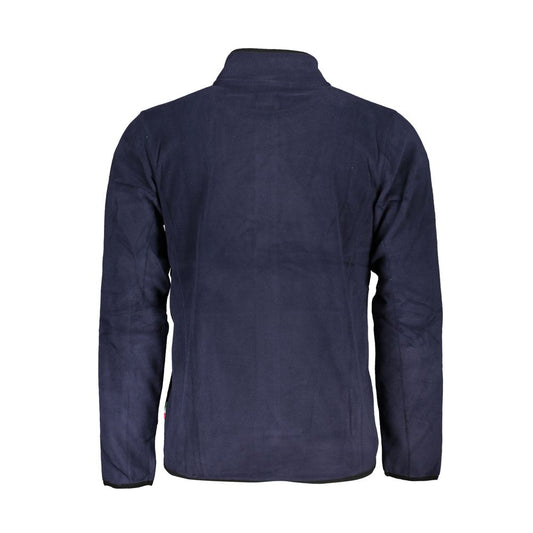 Blue Polyester Men's Sweatshirt