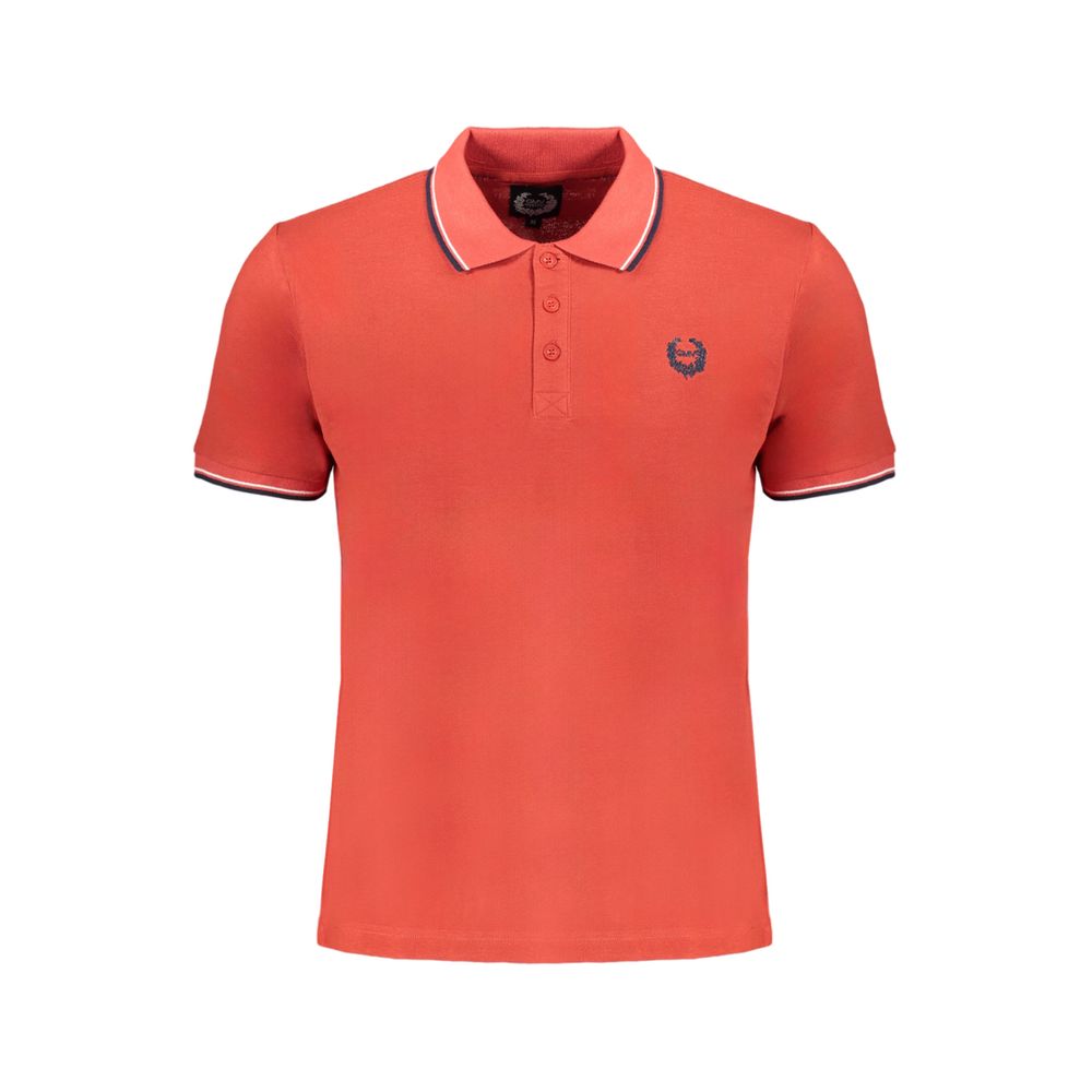 Red Cotton Polo Shirt