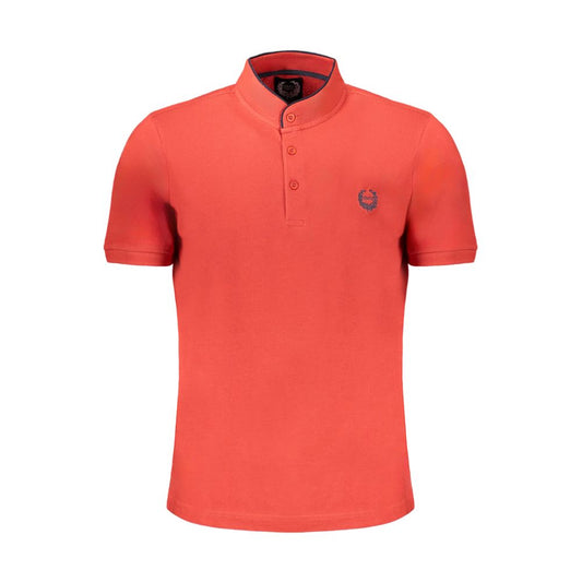 Red Cotton Polo Shirt