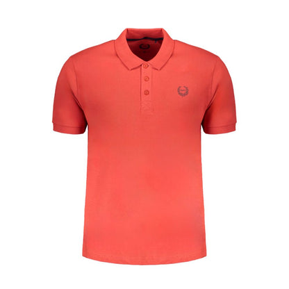 Red Cotton Polo Shirt