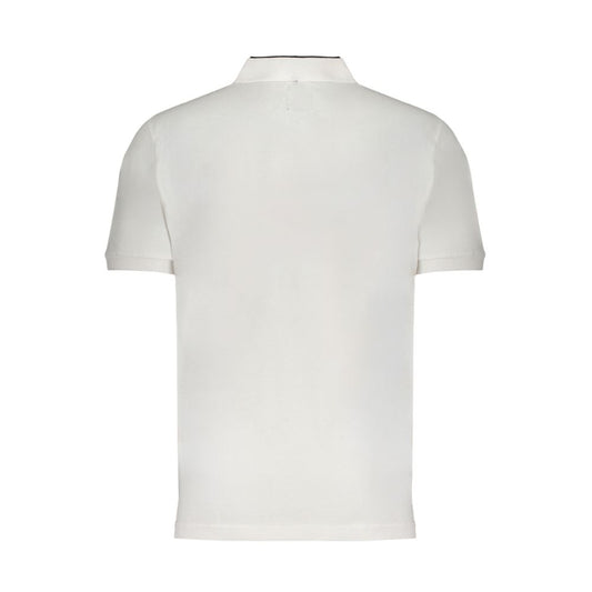 White Cotton Polo Shirt