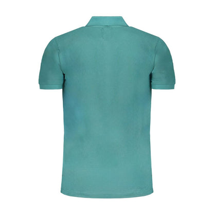 Green Cotton Polo Shirt