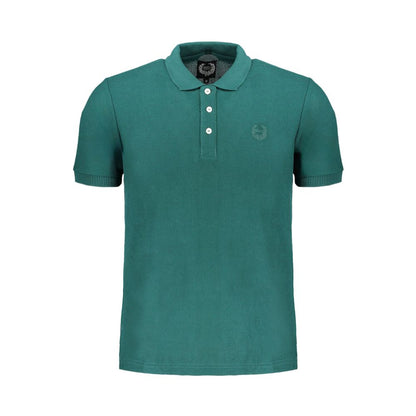 Green Cotton Polo Shirt
