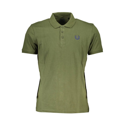 Green Cotton Polo Shirt