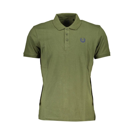 Green Cotton Polo Shirt