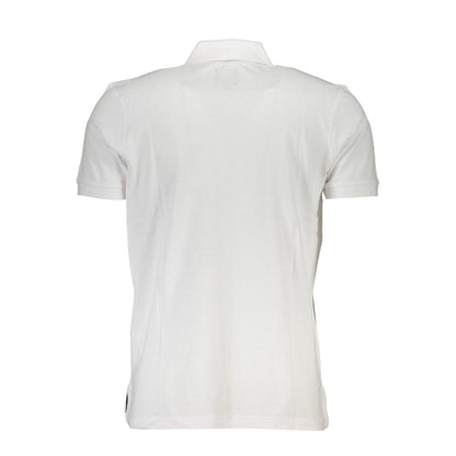 White Cotton Polo Shirt