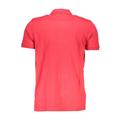 Red Cotton Polo Shirt
