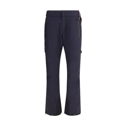 Blue Polyester Athletic Pants