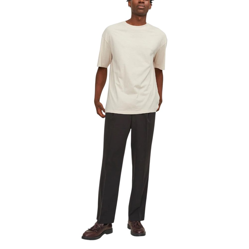 Beige Cotton T-Shirt