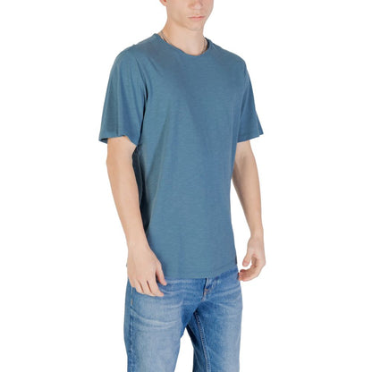 Blue Cotton T-Shirt