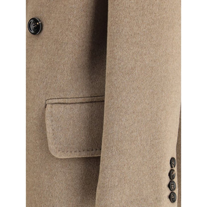 Brown Cashmere Coat