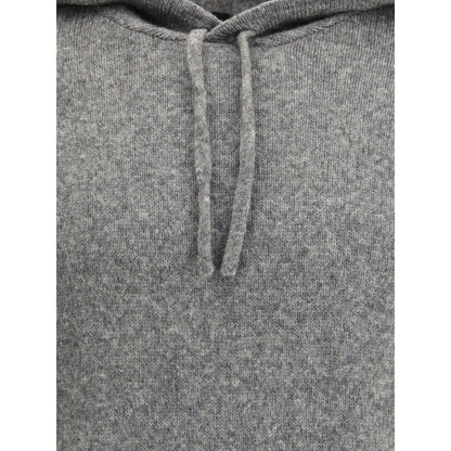 Gray Cashmere Hoodie