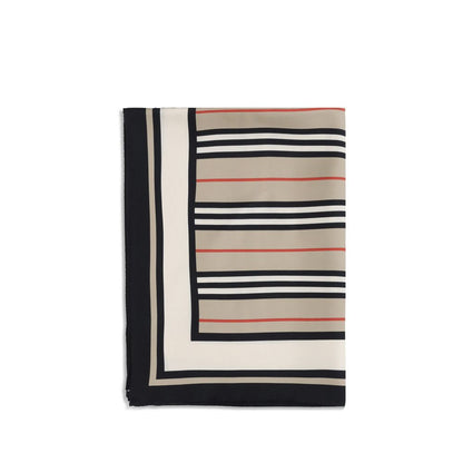 Beige Silk Scarf